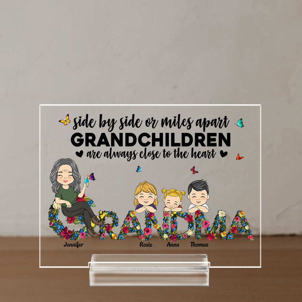 Always Be Connected By Heart – Personalized Custom Acrylic Plaque With Base
