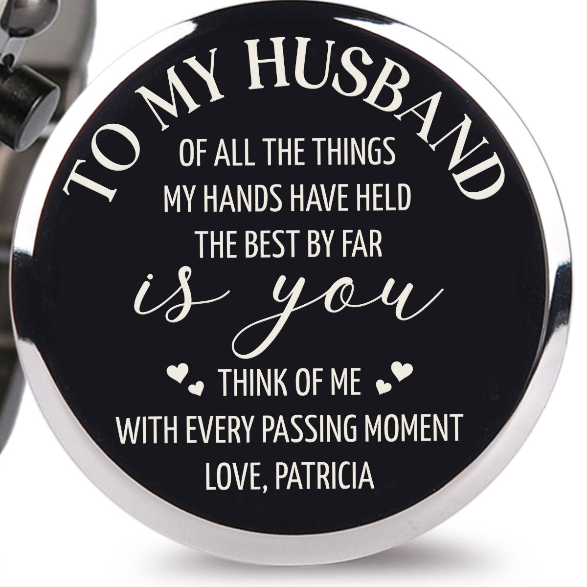 To My Husband – Personalized Engraved Wooden Watches GQ026